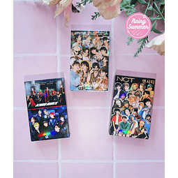 SEVENTEEN, NCT & ATEEZ - SET LOMOCARDS/PHOTOCARDS (30 UNIDADES)