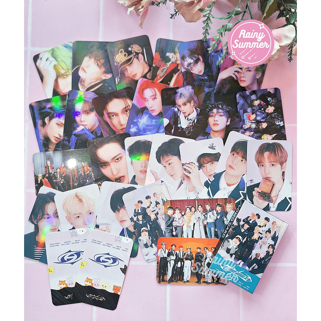 SEVENTEEN, NCT & ATEEZ - SET LOMOCARDS/PHOTOCARDS (30 UNIDADES)