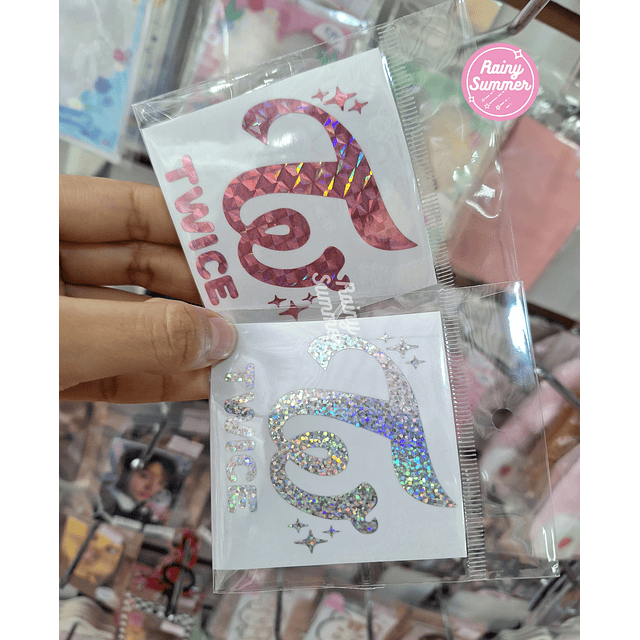 TWICE, NEW JEANS - STICKER HOLO DECAL