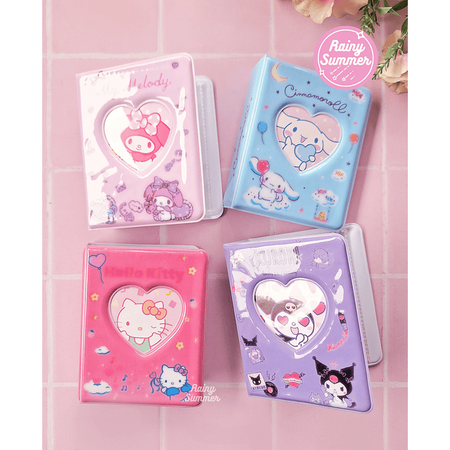 SANRIO - MINI PC BINDERS (KUROMI, CINNAMOROLL, MY MELODY, HELLO KITTY)