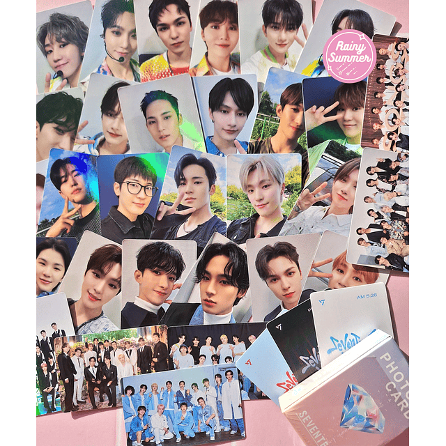 EXO, SEVENTEEN & ASTRO - SET LOMOCARDS/PHOTOCARDS HOLOGRAFICAS