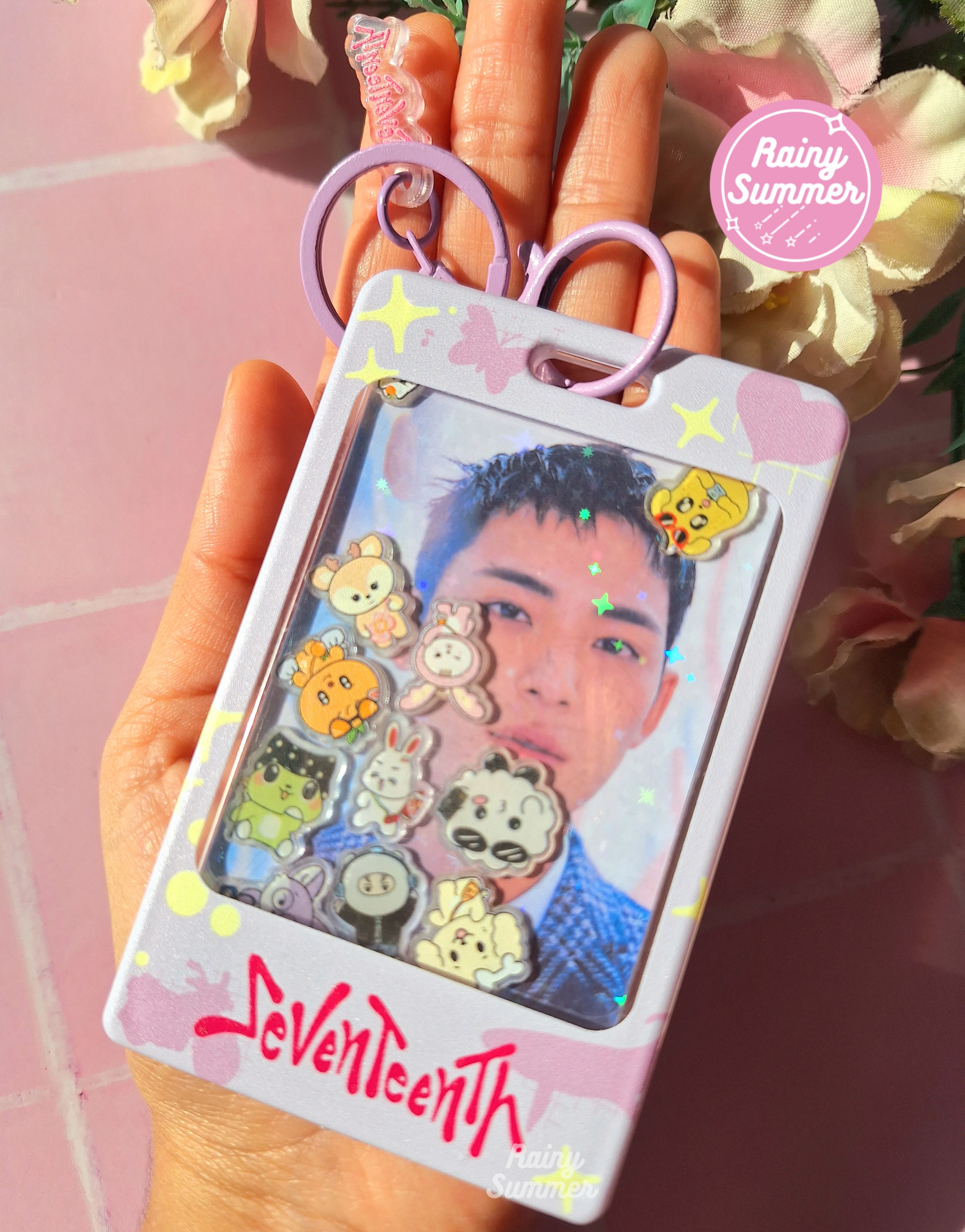NCT, SEVENTEEN Y ENHYPEN - PHOTOCARD HOLDER SHAKER