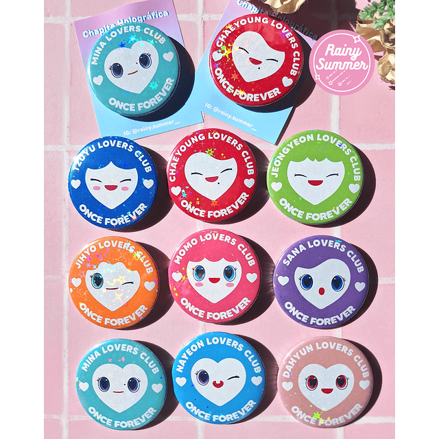 TWICE - CHAPITAS 5,8 CM