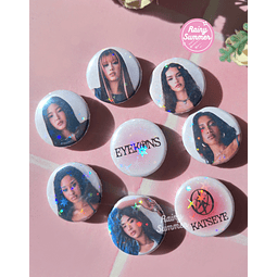 KATSEYE - PINS HOLOGRÁFICOS