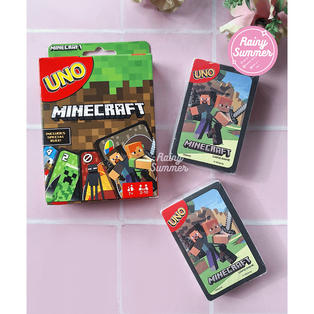 SANRIO, DRAGON BALL, POKEMÓN, LILO & STICH, MINECRAFT - JUEGO DE CARTAS UNO