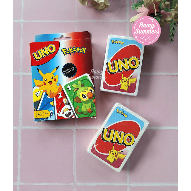 SANRIO, DRAGON BALL, POKEMÓN, LILO & STICH, MINECRAFT - JUEGO DE CARTAS UNO