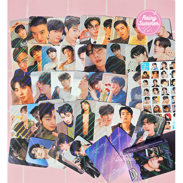 CHA EUNWOO - CAJA DE LOMOCARDS 124