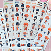 HAIKYUU - STICKERS KARASUNO, SHOYO, KAGEYAMA Y TSUKISHIMA