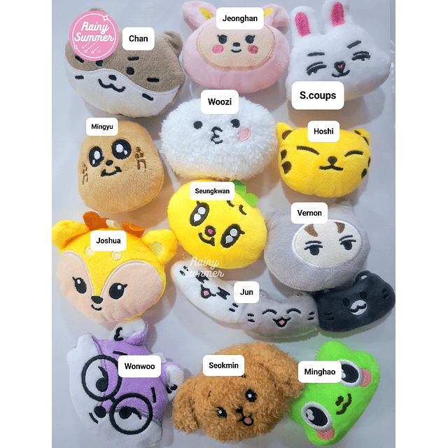 SEVENTEEN - MINITEEN PELUCHES