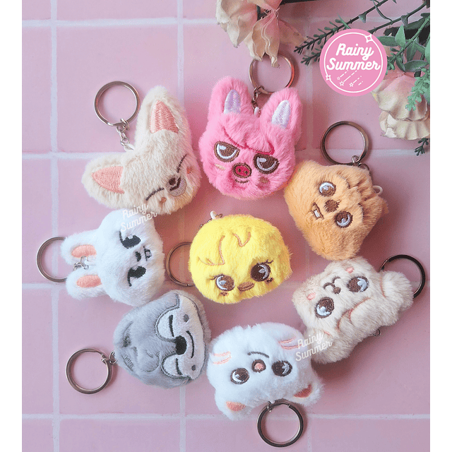 SKZOO (STRAY KIDS) - MINI LLAVEROS PELUCHES 