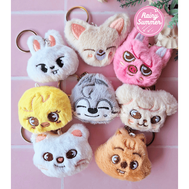 SKZOO (STRAY KIDS) - MINI LLAVEROS PELUCHES 