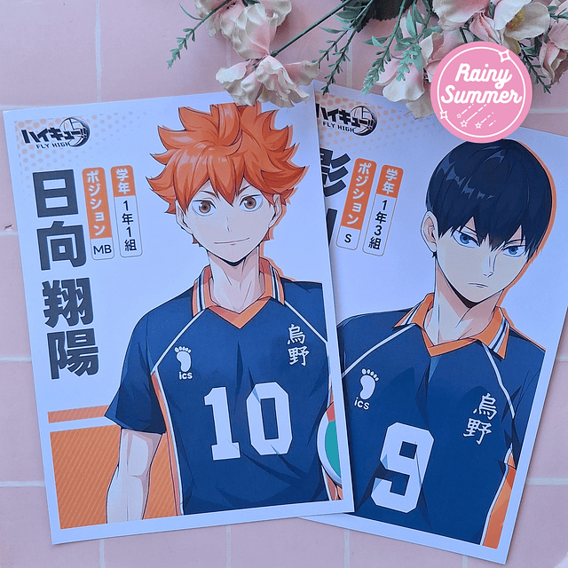 HAIKYUU - PÓSTERS SHOYO Y KAGEYAMA
