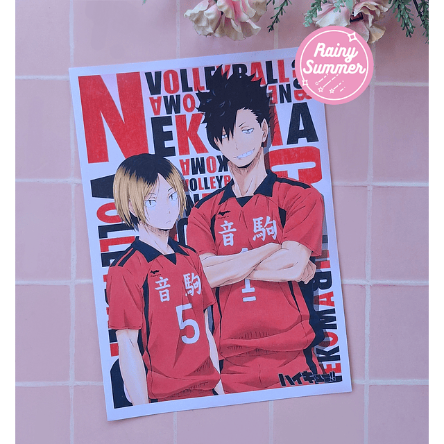 HAIKYUU - PÓSTERS KENMA Y KUROO