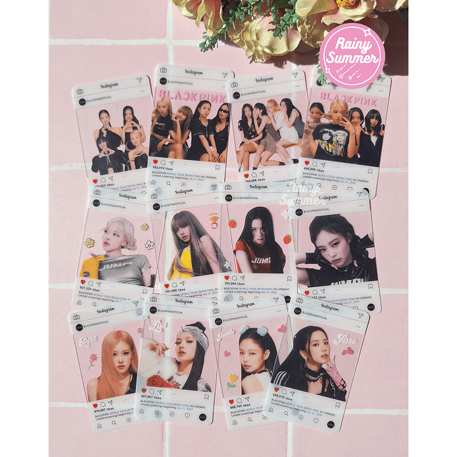 BLACKPINK - LOMOCARDS DE PVC