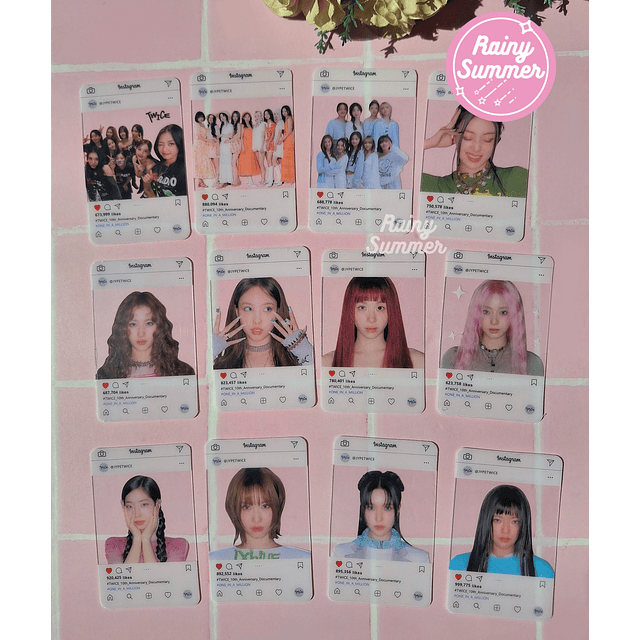 TWICE - LOMOCARDS DE PVC