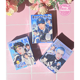 STRAY KIDS - LOMOCARDS HOLOGRÁFICAS (FELIX, BANGCHAN, HYUNJIN