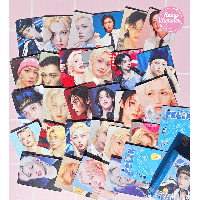 STRAY KIDS - LOMOCARDS HOLOGRÁFICAS (FELIX, BANGCHAN, HYUNJIN