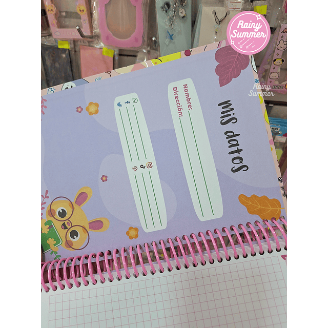 STRAY KIDS - CUADERNO UNIVERSITARIO DE 3 MATERIAS SKZOO 