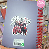 STRAY KIDS - CUADERNO UNIVERSITARIO DE 3 MATERIAS