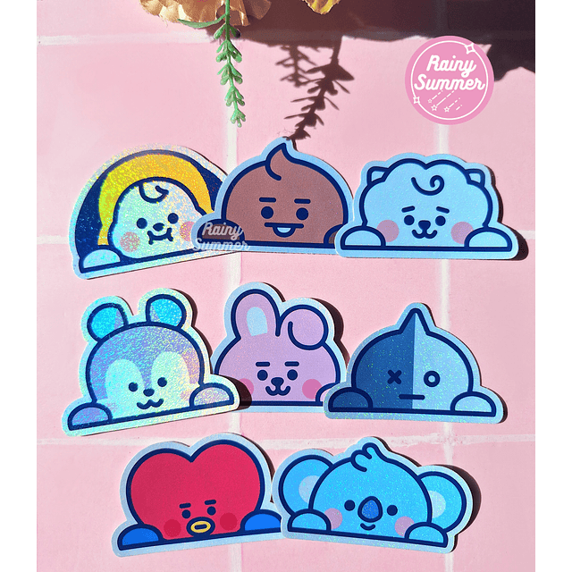 BTS - BT21 STICKERS PEEKERS