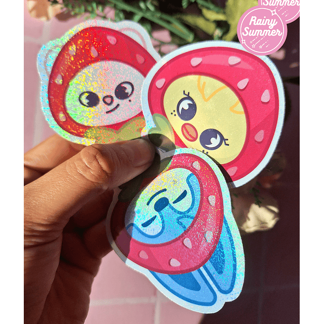 STRAY KIDS - SKZOO FRUTILLAS STICKERS