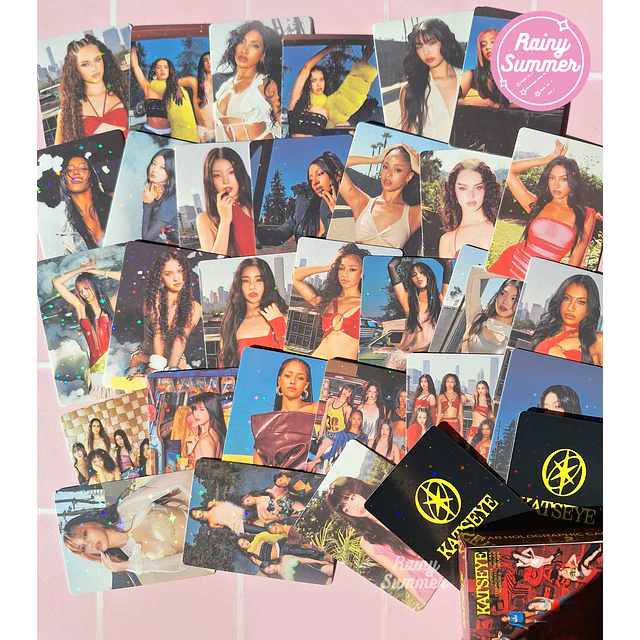 KATSEYE - LOMOCARDS HOLOGRÁFICAS ESTRELLA