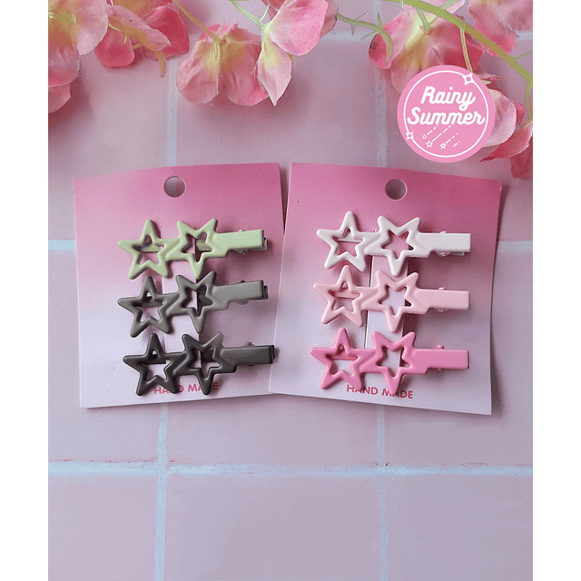 SET DE PINCHES DE ESTRELLAS