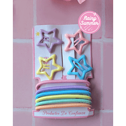 SET PINCHES ESTRELLAS MÁS COLETS
