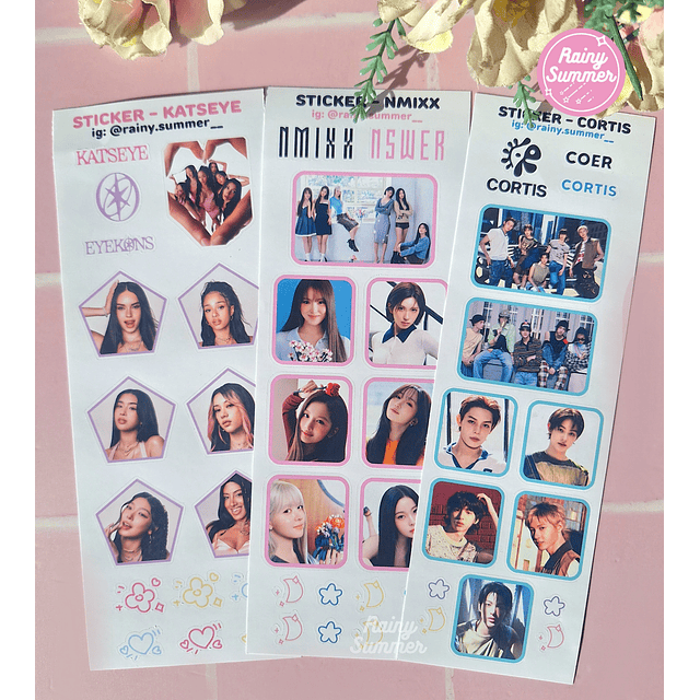 KATSEYE, CORTIS, NMIXX - STICKERS