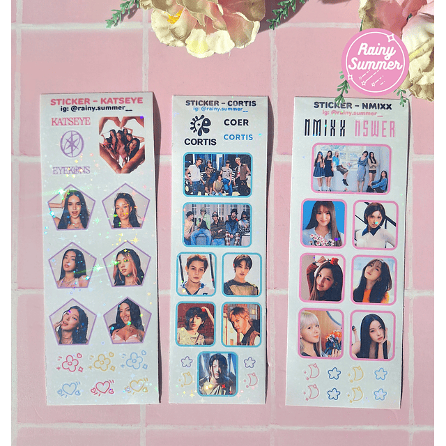 KATSEYE, CORTIS, NMIXX - STICKERS