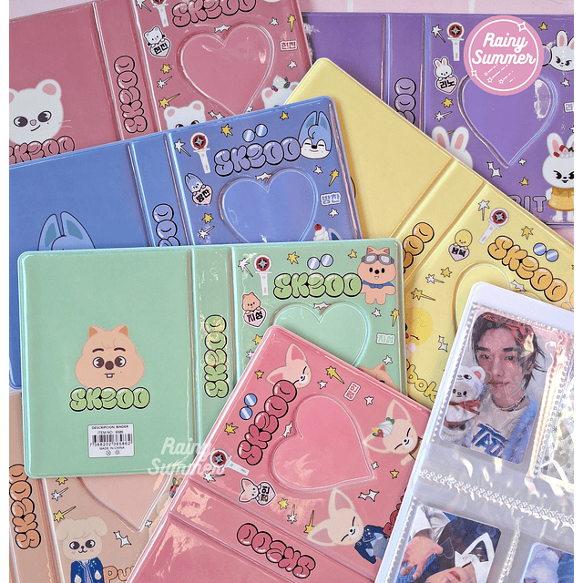 SKZOO (SKZ) - PHOTOCARD BINDERS 2 ESPACIOS