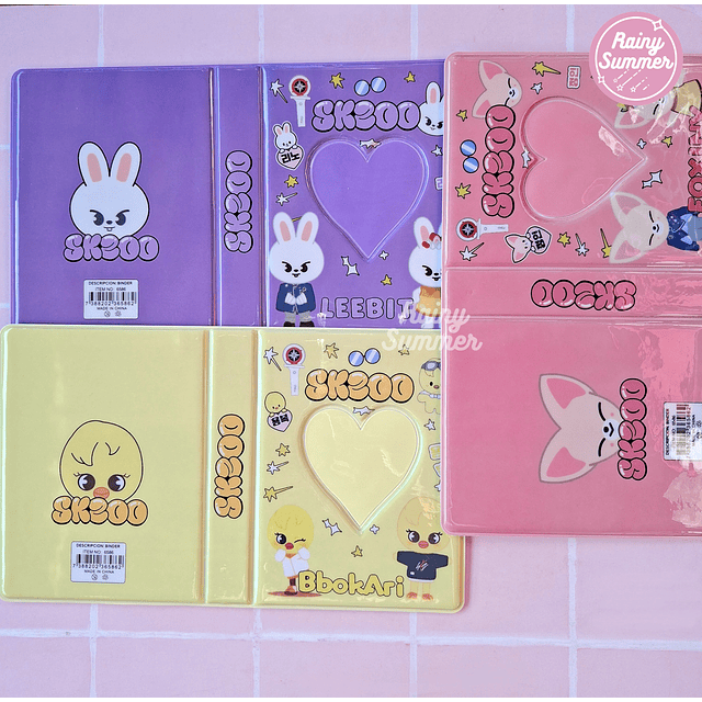 SKZOO (SKZ) - PHOTOCARD BINDERS 2 ESPACIOS