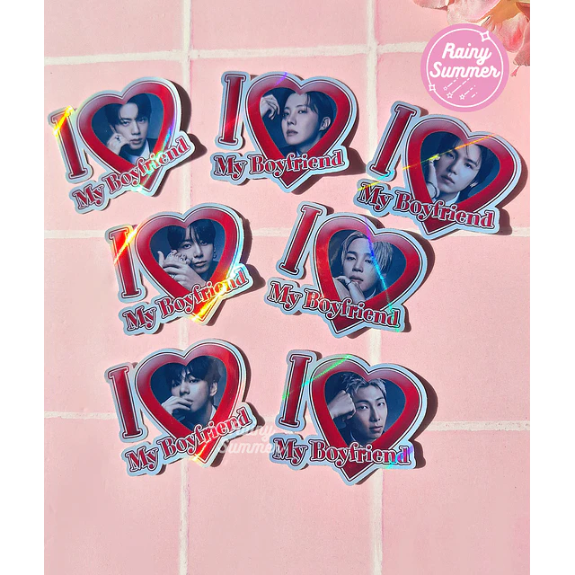 BTS - STICKER VINILO I LOVE MY BOYFRIEND