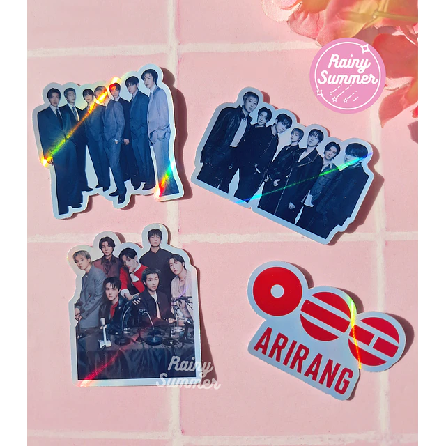 BTS - STICKERS VINILO ARIRANG