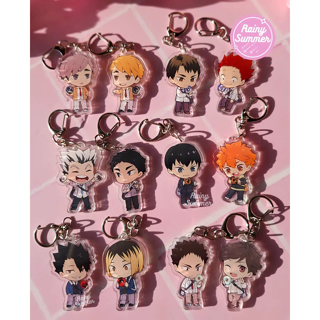 HAIKYUU - KEYCHAINS ACRÍLICO