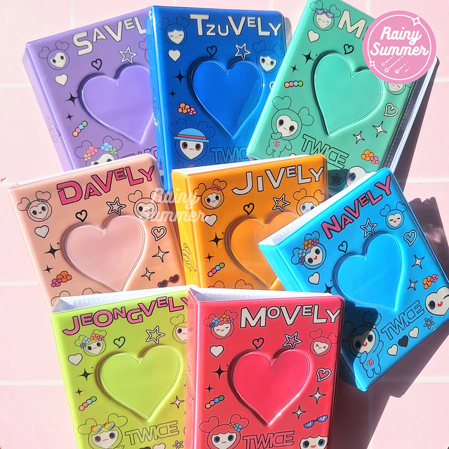 TWICE - BINDERS LOVELYS (2 ESPACIOS)