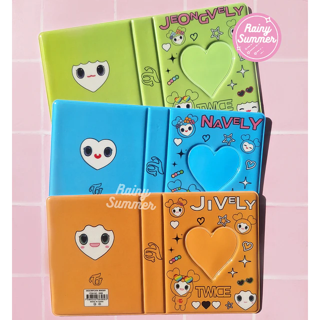 TWICE - BINDERS LOVELYS (2 ESPACIOS)