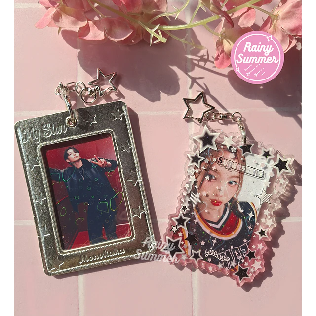 PHOTOCARD HOLDERS DISEÑO ESTRELLAS (KPOP)