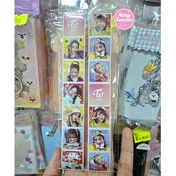 TWICE - SET STICKERS CUADRADITOS