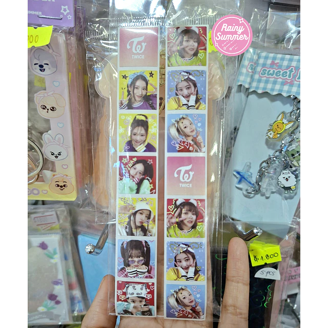 TWICE - SET STICKERS CUADRADITOS