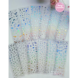 STICKERS DE PVC HOLOGRÁFICOS (KPOP DECO)