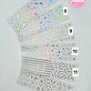 STICKERS DE PVC HOLOGRÁFICOS (KPOP DECO)