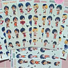 HAIKYUU - STICKERS KENMA, KUROO, NISHINOYA, YAMAGUCHI