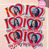 KATSEYE - STICKERS VINILO I LOVE MY BFF