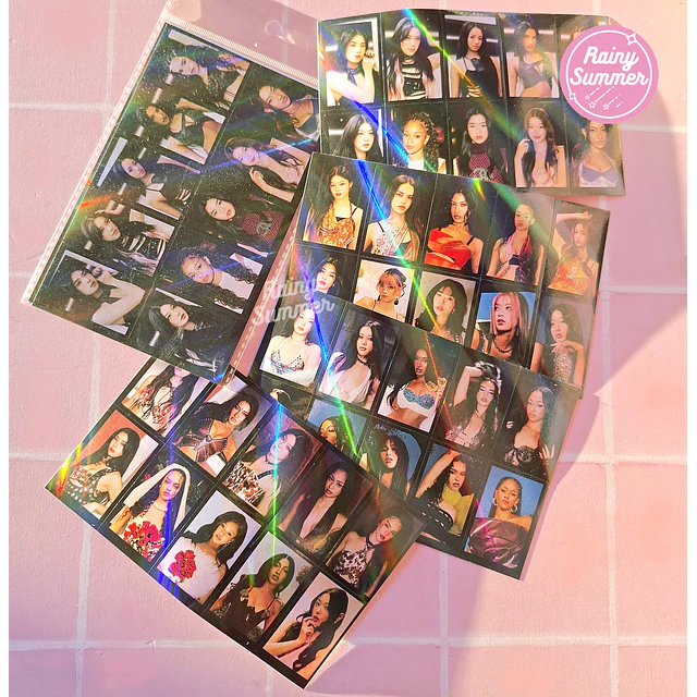 KATSEYE - STICKERS HOLOGRÁFICOS