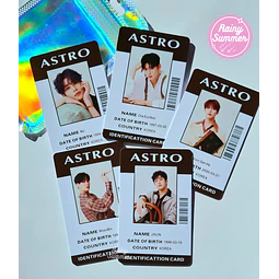 ASTRO - SET DE TARJETAS ID