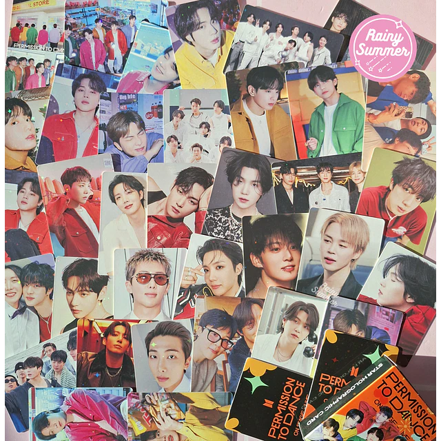BTS - LOMOCARDS HOLO PERMISSION TO DANCE