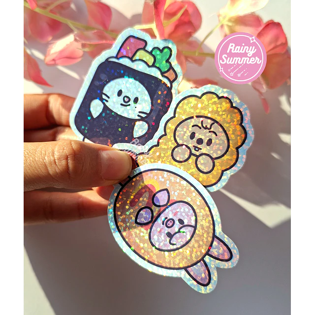 SKZOO x COMIDA COREANA - STICKERS DE VINILO 