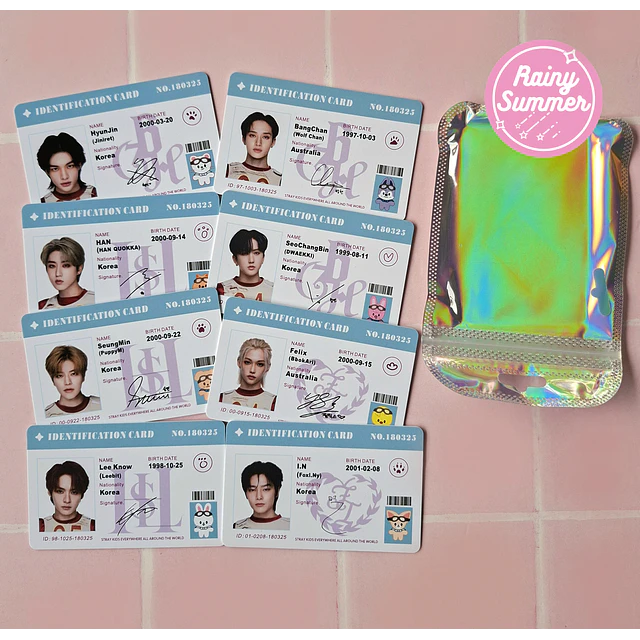 STRAY KIDS - TARJETAS ID VER. 2