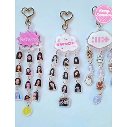 TWICE, KATSEYE, ILLIT - KEYCHAINS (TIPOS NUBES)